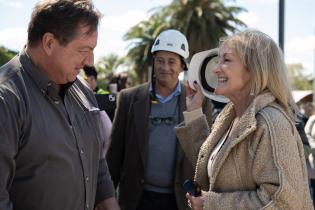 Intendenta Carolina Cosse visita obras en el Teatro de Verano Intendenta Carolina Cosse visita obras en el Teatro de Verano, 27 de setiembre de 2023