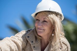 Intendenta Carolina Cosse visita obras en el Teatro de Verano Intendenta Carolina Cosse visita obras en el Teatro de Verano, 27 de setiembre de 2023