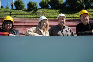 Intendenta Carolina Cosse visita obras en el Teatro de Verano Intendenta Carolina Cosse visita obras en el Teatro de Verano, 27 de setiembre de 2023