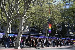 Feria por marcha de la Diversidad en plaza de Cagancha Feria por marcha de la Diversidad en plaza de Cagancha