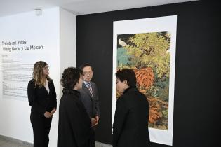 Exposición de la artista china Liu Meicen y su maestro Wang Genxi en el MuHAr