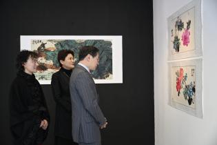 Exposición de la artista china Liu Meicen y su maestro Wang Genxi en el MuHAr