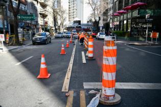 Comienzo de obras en la intersección de 21 de setiembre y Coronel Mora 