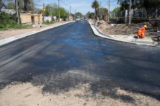 Obras viales en Cno.Repetto entre Av. José Belloni y Camino al paso de la Española Obras viales en Cno.Repetto entre Av. José Belloni y Camino al paso de la Española