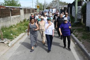 Recorrida por barrio Las Cabañitas