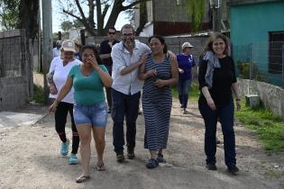 Recorrida por barrio Las Cabañitas Recorrida por barrio Las Cabañitas