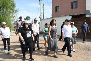 Recorrida por barrio Las Cabañitas Recorrida por barrio Las Cabañitas