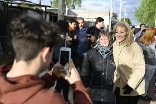Recorrida por barrio 15 de Enero Recorrida por barrio 15 de Enero