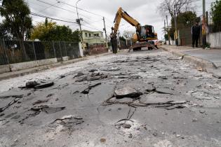 Avance de obras en la calle Cochabamba