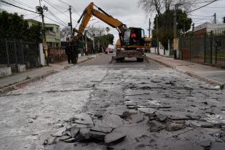 Avance de obras en la calle Cochabamba