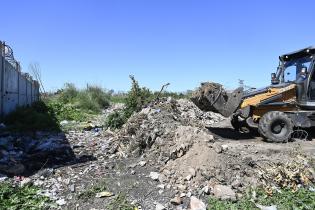 Comienzo de trabajos de limpieza en el barrio Las Cabañitas