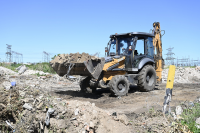 Comienzo de trabajos de limpieza en el barrio Las Cabañitas