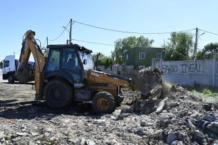 Comienzo de trabajos de limpieza en el barrio Las Cabañitas Comienzo de trabajos de limpieza en el barrio Las Cabañitas