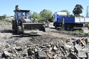Comienzo de trabajos de limpieza en el barrio Las Cabañitas Comienzo de trabajos de limpieza en el barrio Las Cabañitas