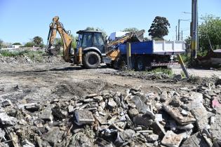 Comienzo de trabajos de limpieza en el barrio Las Cabañitas Comienzo de trabajos de limpieza en el barrio Las Cabañitas