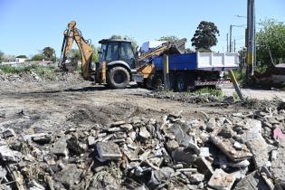 Comienzo de trabajos de limpieza en el barrio Las Cabañitas