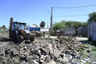 Comienzo de trabajos de limpieza en el barrio Las Cabañitas