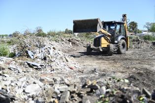 Comienzo de trabajos de limpieza en el barrio Las Cabañitas Comienzo de trabajos de limpieza en el barrio Las Cabañitas