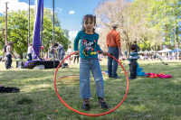 Fiesta por el Día de la Juventud en el parque del Prado 