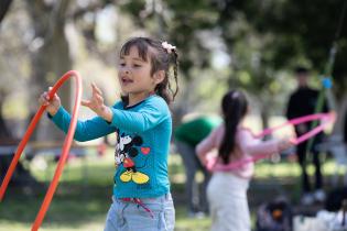 Fiesta por el Día de la Juventud en el parque del Prado 