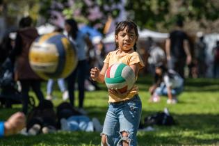 Fiesta por el Día de la Juventud en el parque del Prado 