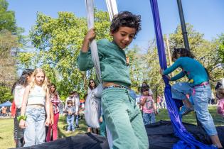 Fiesta por el Día de la Juventud en el parque del Prado 