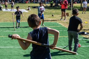 Fiesta por el Día de la Juventud en el parque del Prado 