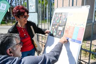 Actividad en el marco del Día Mundial de la Salud Mental en la plaza Vidiella Actividad en el marco del Día Mundial de la Salud Mental en la plaza Vidiella