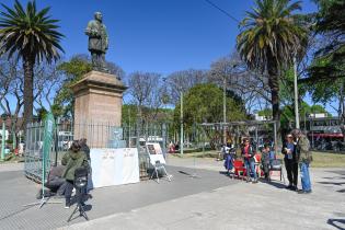 Actividad en el marco del Día Mundial de la Salud Mental en la plaza Vidiella 