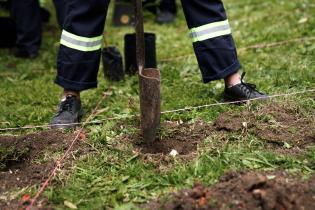 Plantación de bosques urbanos en el Jardín Botánico , 19 de Octubre 2023