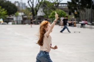 Actividades en la Parque de la Amistad por el día de las plazas