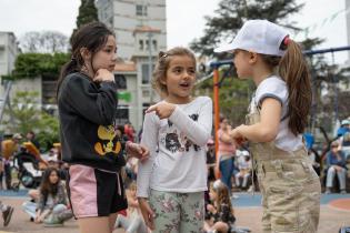 Actividades en la plaza Varela por el día de las plazas