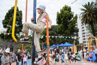 Actividades en la plaza Varela por el día de las plazas