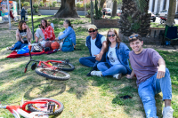 Actividades en plaza Juan Angel Silva por el día de las plazas