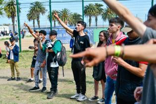 Actividades en plaza Juan Angel Silva por el día de las plazas