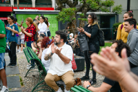 Actividades la plaza Fabini por el día de las plazas 