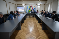 Presentación del proyecto 300 años de Montevideo a embajadoras y embajadores