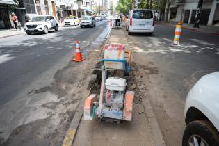 Rueda de prensa por comienzo de obras en Avda.18 de Julio