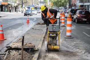 Rueda de prensa por comienzo de obras en Avda.18 de Julio Rueda de prensa por comienzo de obras en Avda.18 de Julio