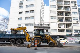 Rueda de prensa por comienzo de obras en Avda.18 de Julio