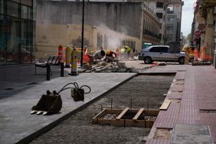 Avance de obras en la calle Rincón , 31 de octubre de 2023