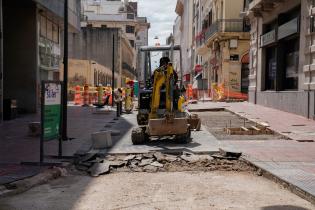 Avance de obras en la calle Rincón , 31 de octubre de 2023