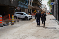 Avance de obras en la calle Rincón , 31 de octubre de 2023
