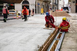 Avance de obras en la calle Rincón , 31 de octubre de 2023