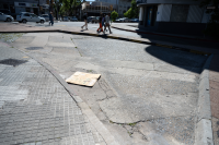 Renaturalización en avenida Bv. España y Obligado