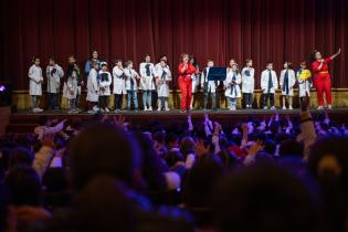 Cierre del programa Música en la escuela en el teatro Solís