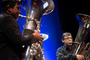 Cierre del programa Música en la escuela en el teatro Solís