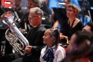 Cierre del programa Música en la escuela en el teatro Solís