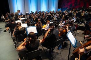 Cierre del programa Música en la escuela en el teatro Solís