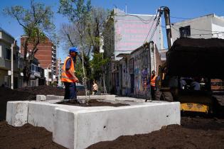 Renaturalización en avenida Bv. España y Obligado Renaturalización en avenida Bv. España y Obligado , 07 de noviembre de 2023